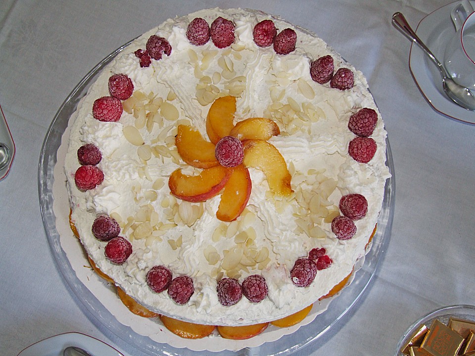 Pfirsich - Melba - Torte von Salmiak | Chefkoch.de