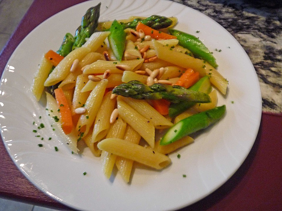 Penne mit Spargel von butterfrosch1 | Chefkoch.de