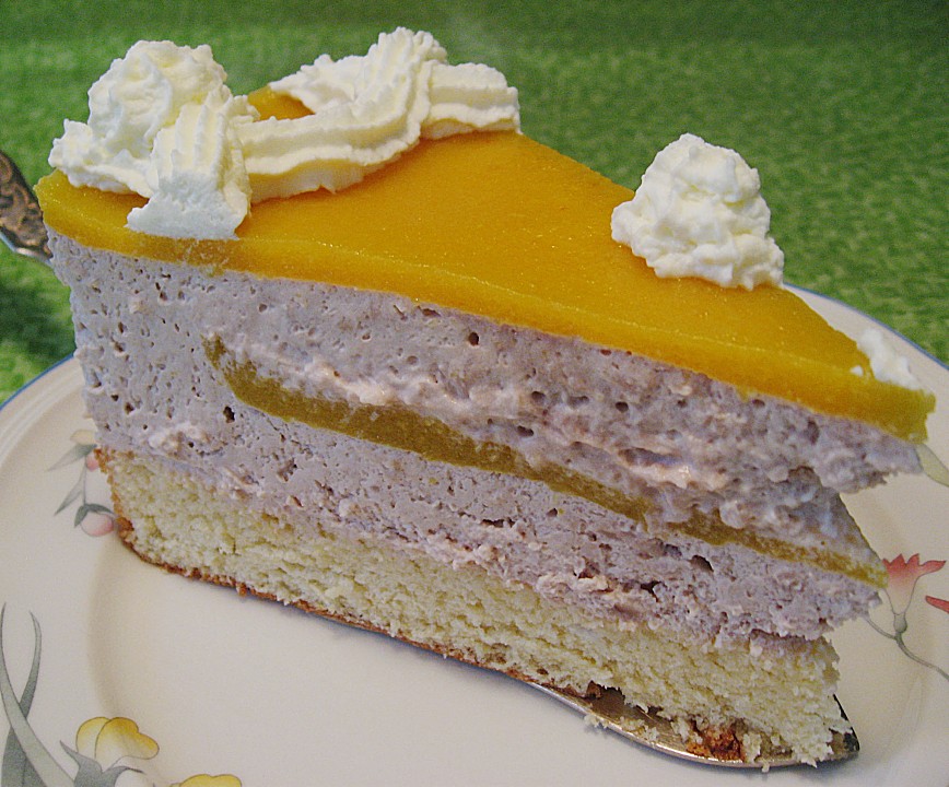 Quark - Sahne - Torte mit Pfirsichcremefüllung von kittylove | Chefkoch.de