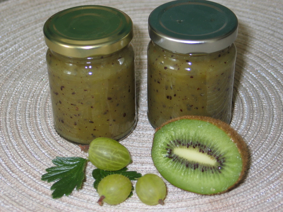 Stachelbeer - Kiwi - Marmelade von Ginger88 | Chefkoch.de