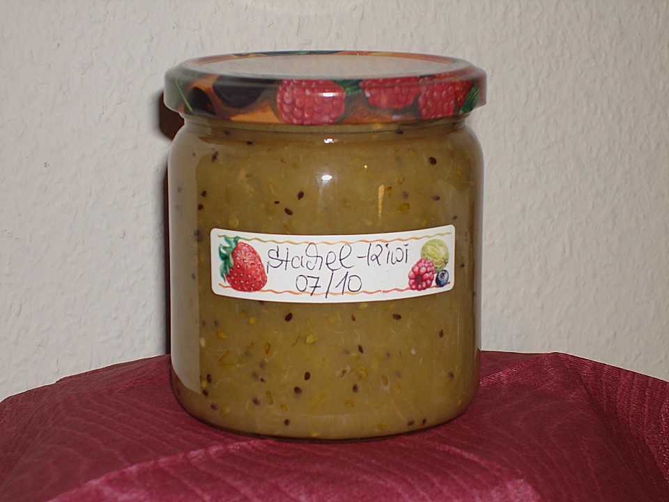 Stachelbeer - Kiwi - Marmelade von Ginger88 | Chefkoch.de
