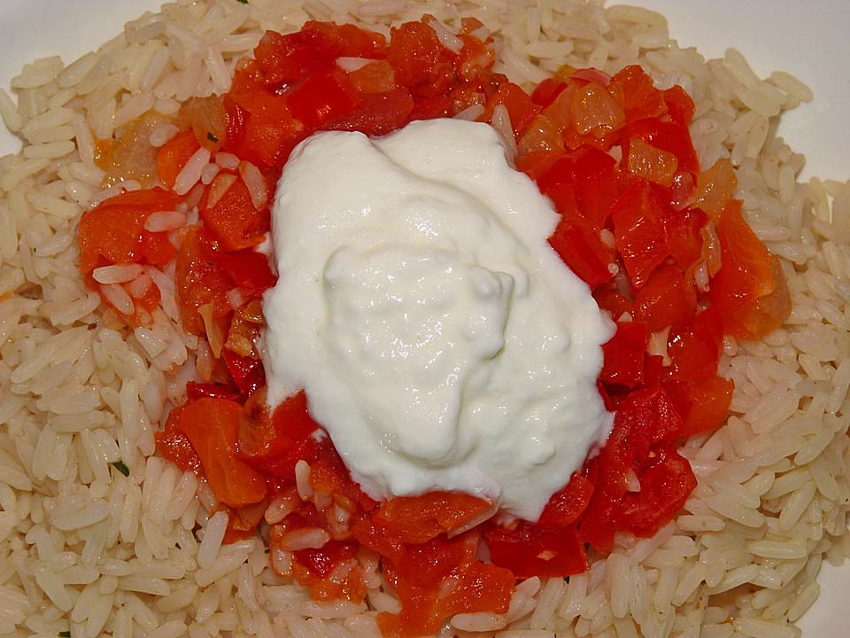 Vegetarischer Tomaten - Paprika - Reis | Chefkoch.de