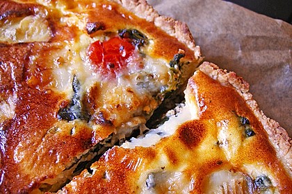 Mangold - Tomaten - Quiche von CreativeCookee | Chefkoch.de