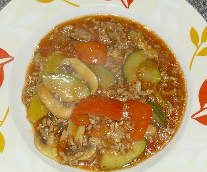 Hackfleisch - Gemüse - Pfanne von Amarandel | Chefkoch.de