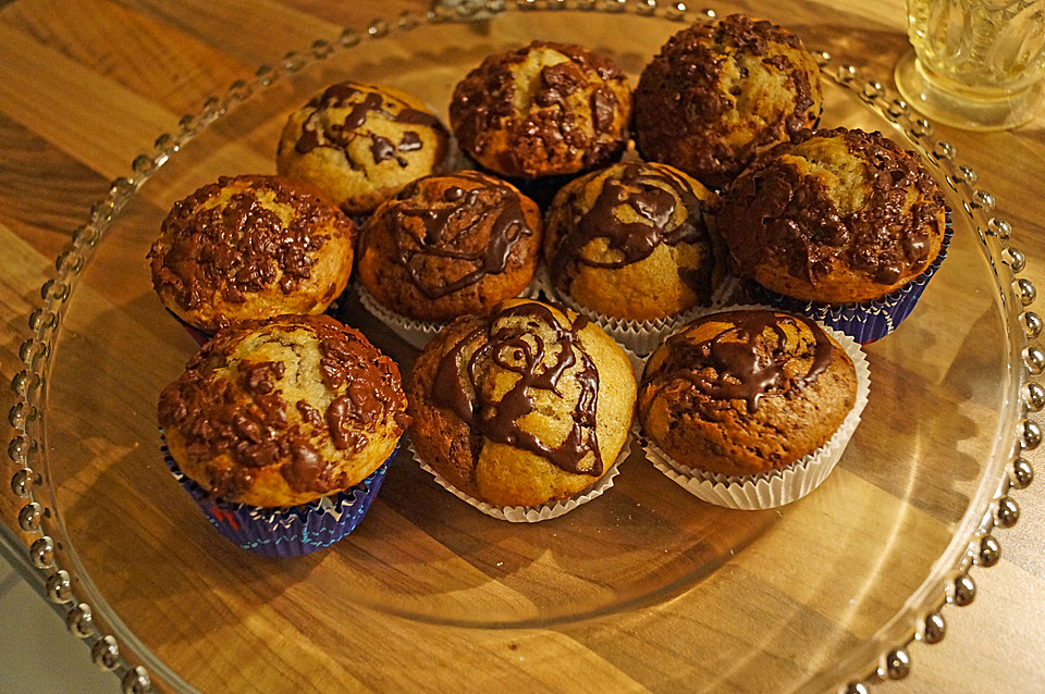 Bananen - Muffins mit Schokolade von Pumpkin-Pie | Chefkoch.de