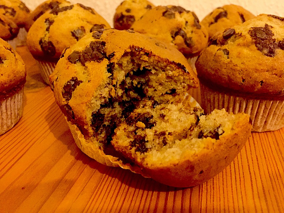 Bananen - Muffins mit Schokolade von Pumpkin-Pie | Chefkoch.de