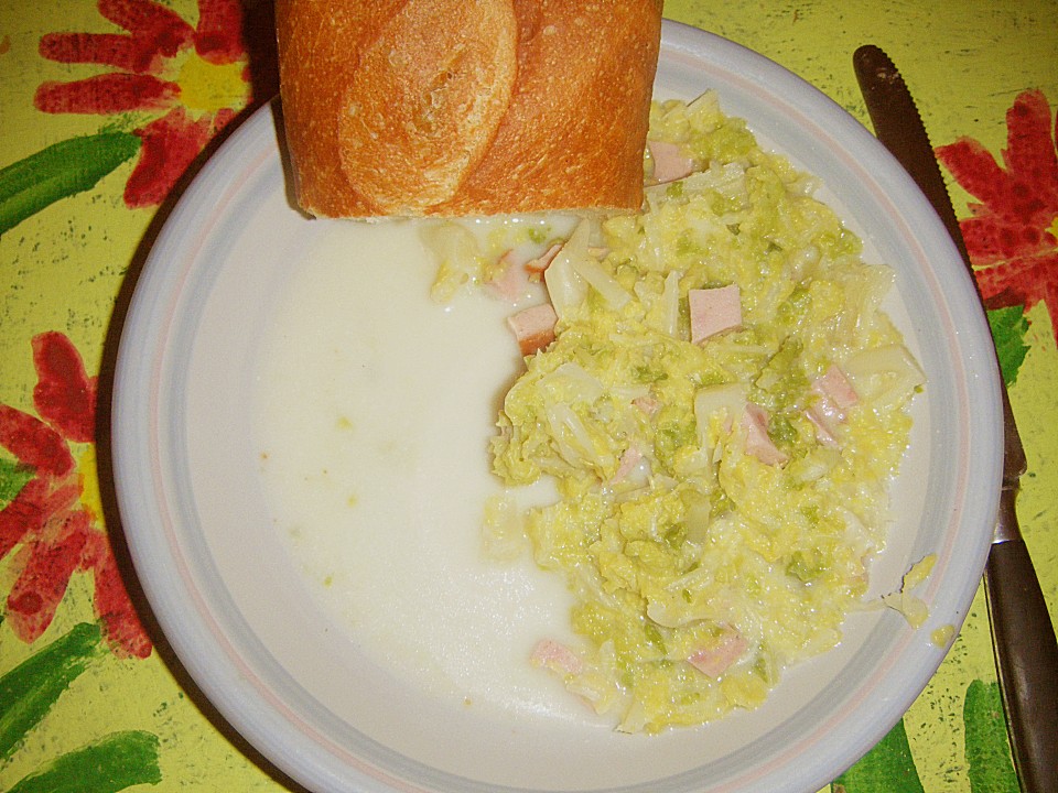 mausis Rahmwirsing mit Schinken von mausi-für-5 | Chefkoch.de