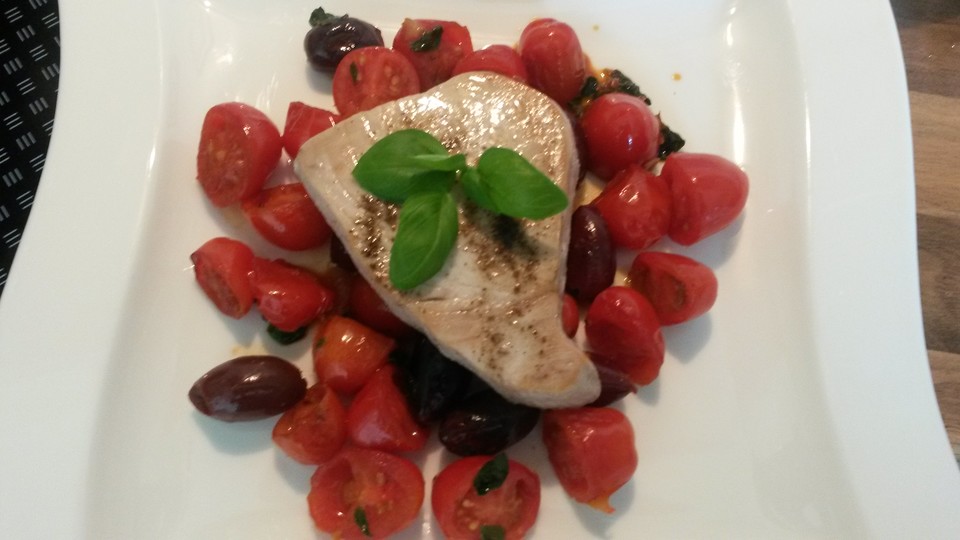 Kurz gebratener Thunfisch auf italienische Art | Chefkoch.de