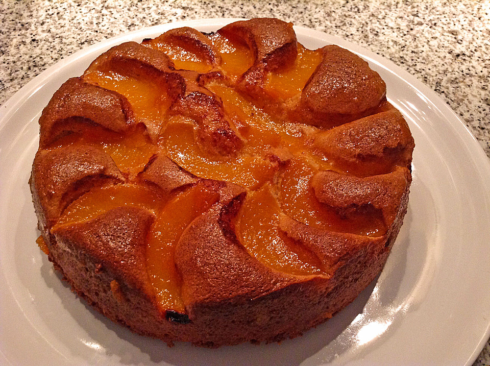 Pfirsich - Biskuitkuchen von Apfelbaum100 | Chefkoch.de