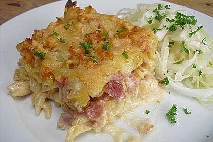 Der beste Nudel - Schinken - Auflauf