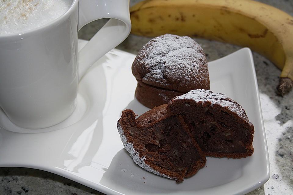 Schoko - Bananen - Muffins von Phoenix24 | Chefkoch.de