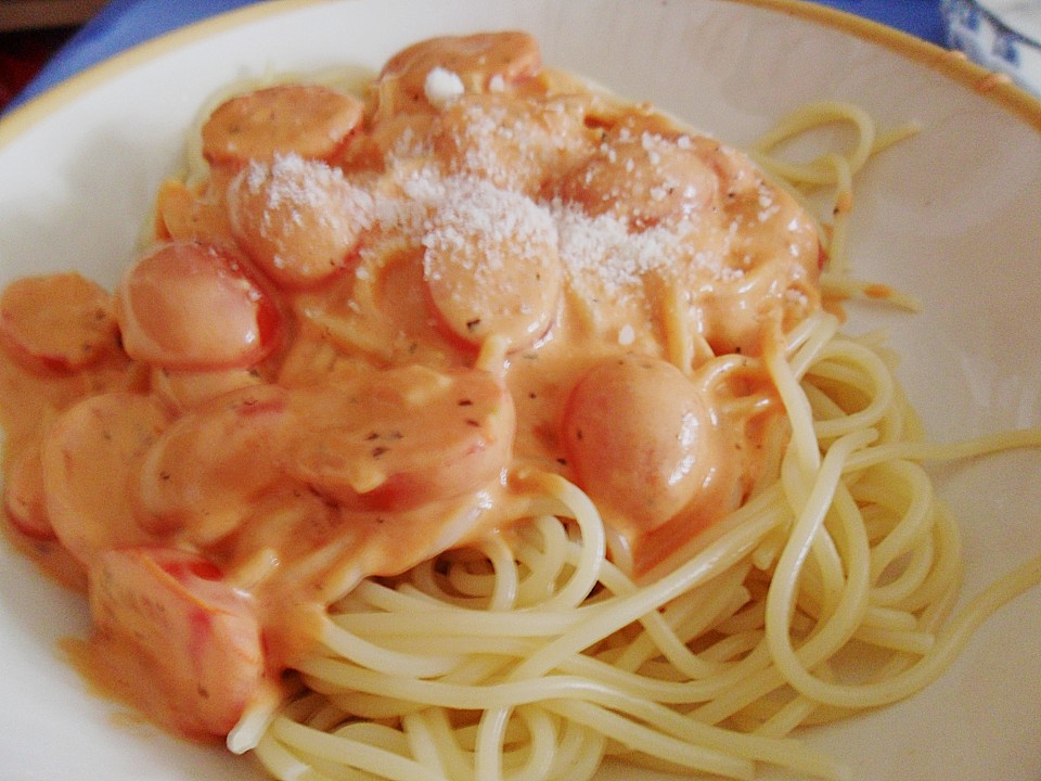 Spaghetti mit einer Tomaten-Brunch-Sauce von Saya1981 | Chefkoch.de