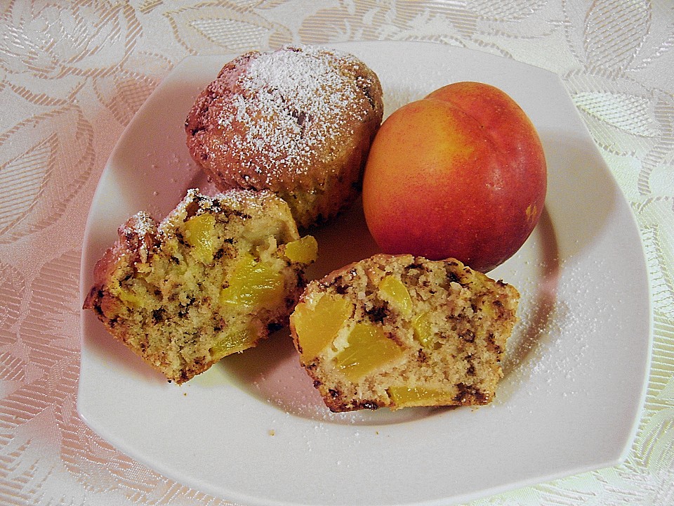 Nektarinen - Schoko - Muffins von mima53 | Chefkoch.de