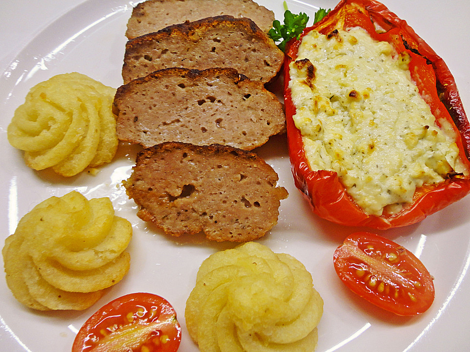 Gefüllte Paprika mit Frisch- und Schafskäse von frauschlusenbaum ...