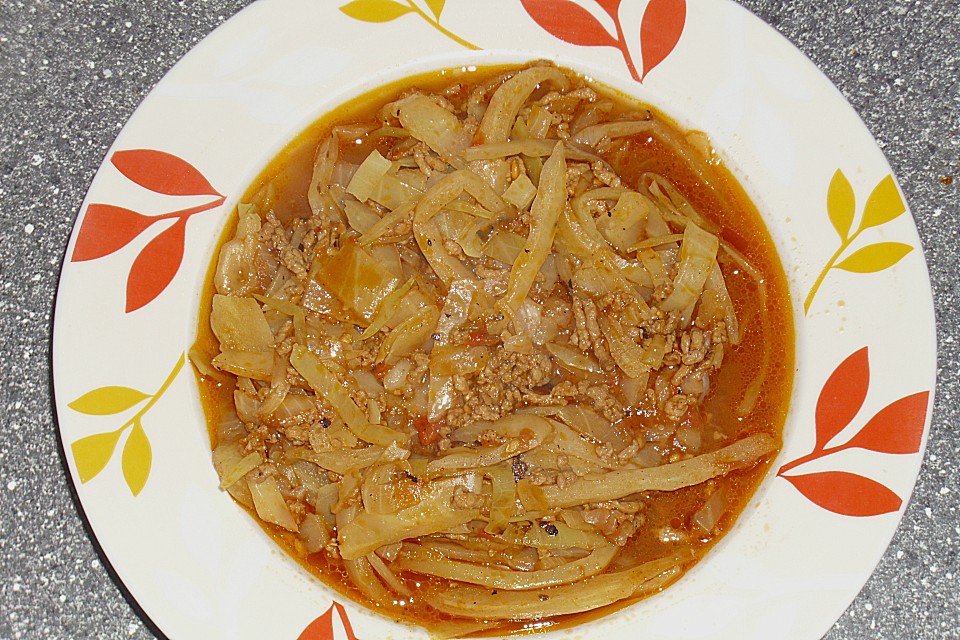Weißkohleintopf mit Hackfleisch von Amboss110 | Chefkoch.de
