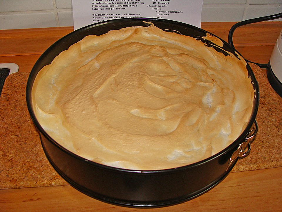 Apfel - Zimt - Kuchen mit Baiser von Bowlefee | Chefkoch.de