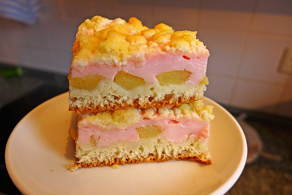 Apfelkuchen mit Pudding und Streuseln von JoyW | Chefkoch.de