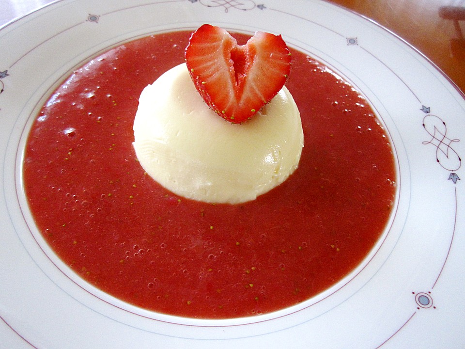 Erdbeer - Orangen - Kaltschale mit Vanillepudding von Schokomaus01 ...