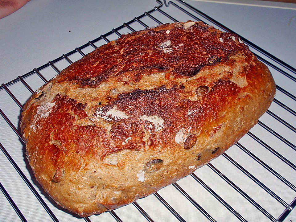 Rustikales Brot im Bräter von Meggixx | Chefkoch.de