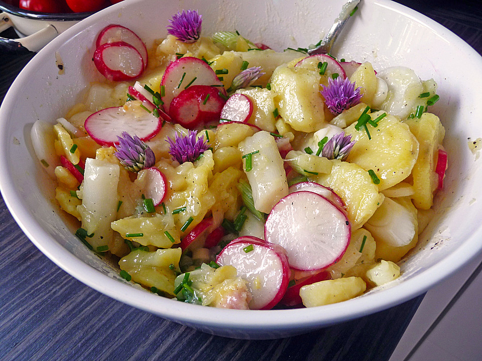 Leichter Kartoffel-Spargelsalat mit Radieschen von plumbum | Chefkoch.de