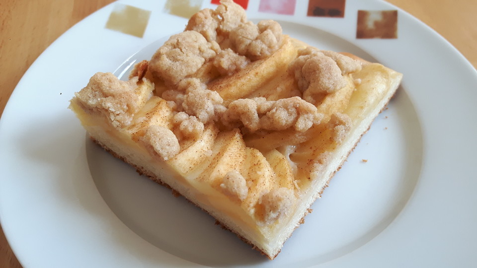 Apfel - Streuselkuchen Vom Blech Von PetraF | Chefkoch.de