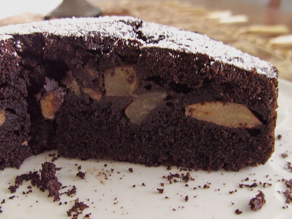 Schokoladenkuchen mit Birnen von IrisFJ | Chefkoch.de