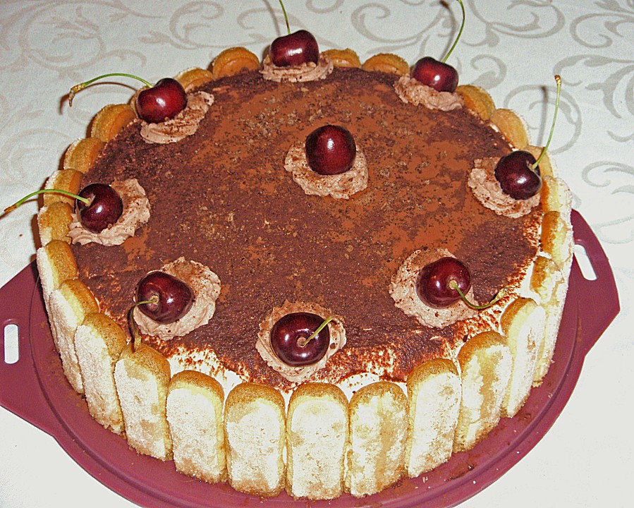 Kirsch - Tiramisu Torte von Shinedown91 | Chefkoch.de