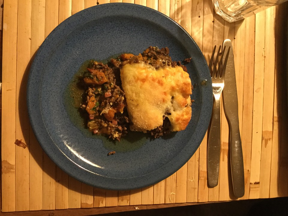 Gratin vom Muskatkürbis mit Hackfleisch von vheinke | Chefkoch.de