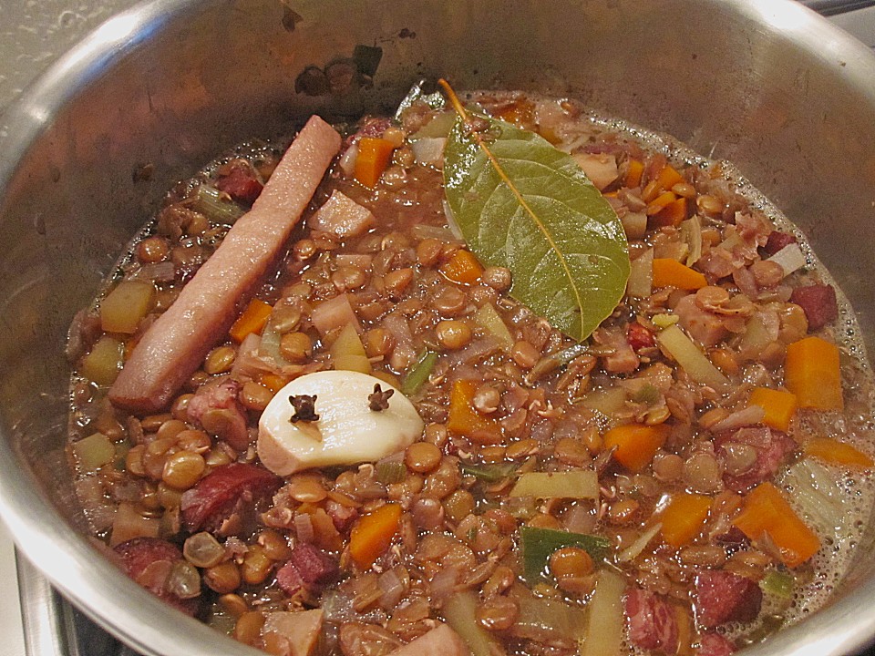 Linseneintopf - hanseatisch mit Rotwein von polyrisos | Chefkoch.de