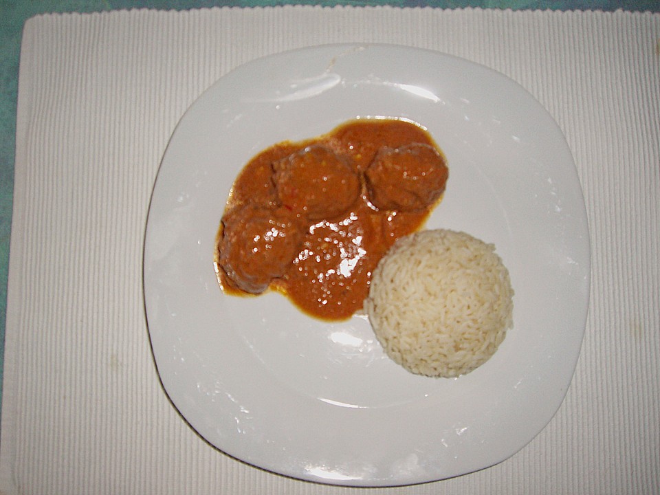 Hackbällchen in Kokos - Currysoße von Hobbykochen | Chefkoch.de