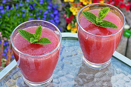Holunderblüten - Melonen - Dessert 2
