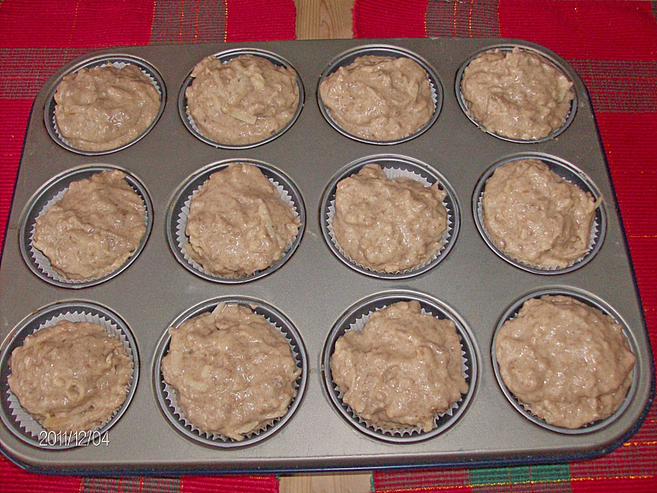 Apfel - Walnuss - Muffins von skmeyer | Chefkoch.de