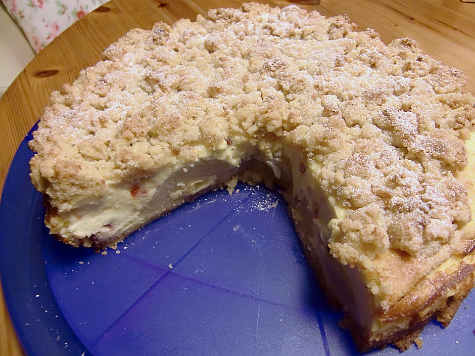 Birnen - Preiselbeer - Streuselkuchen von Alcar75 | Chefkoch.de