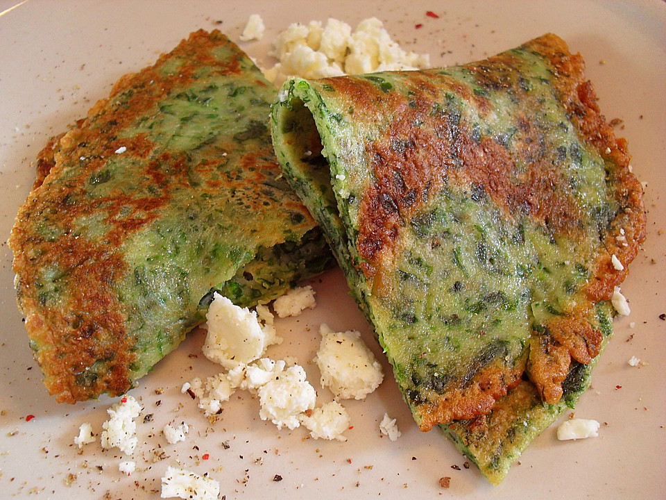 Spinat - Pfannkuchen von Baumfrau | Chefkoch.de