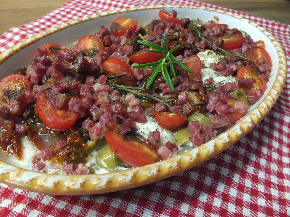 Gefüllter Mozzarella aus dem Ofen von kleine Hexe | Chefkoch.de