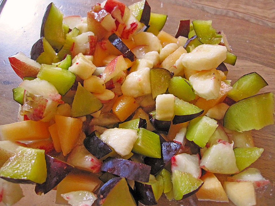 Herbstlicher Obstsalat von Chrissy79 | Chefkoch.de