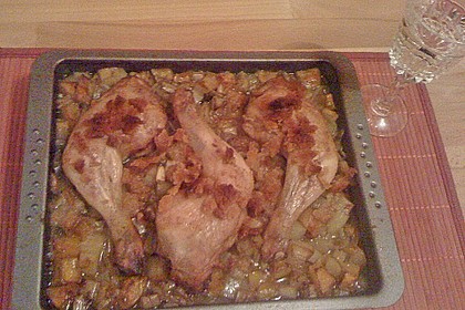 Brathähnchen mit Süßkartoffeln und Butternut Kürbis 20
