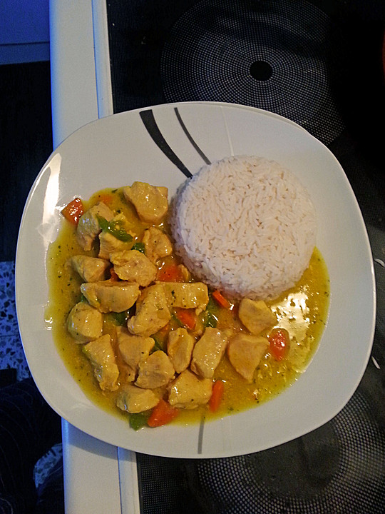 Curry - Hähnchen mit Reis von xara22 | Chefkoch.de