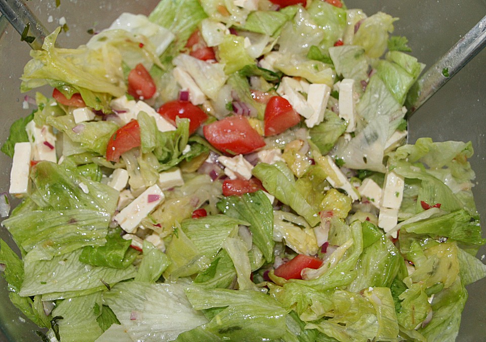 Eisbergsalat Mit Schafskäse Von Angelika2603