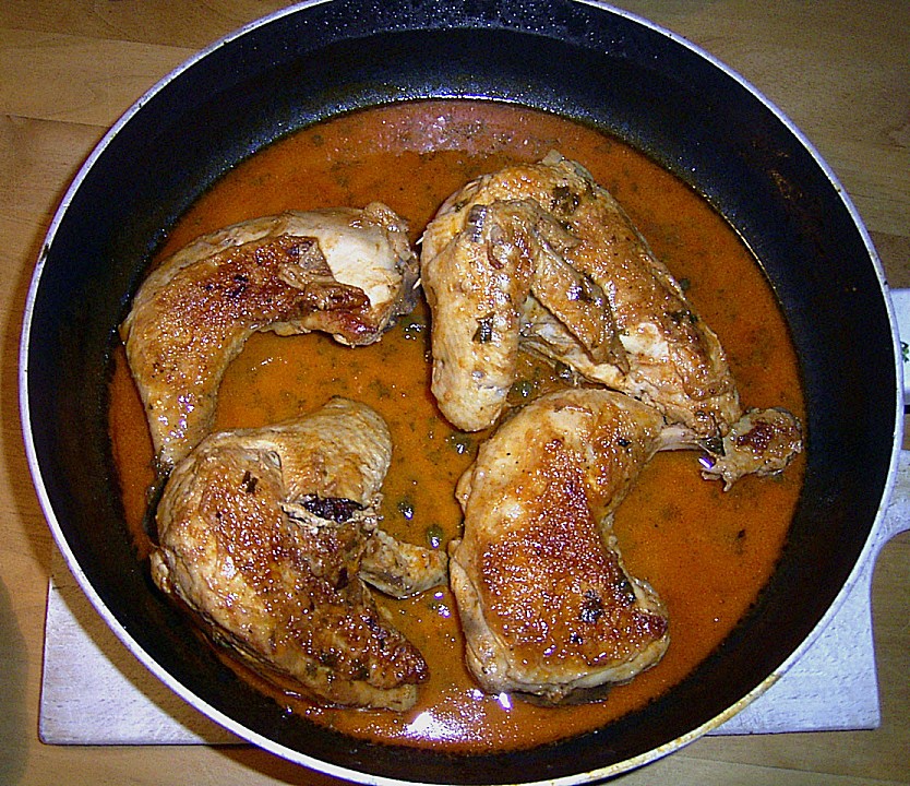 Huhn mit Kapern und Oliven - Ein schönes Rezept | Chefkoch.de