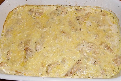 Gratiniertes Knoblauch - Sahne - Hähnchen 5