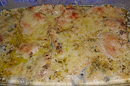 Gratiniertes Knoblauch - Sahne - Hähnchen 3