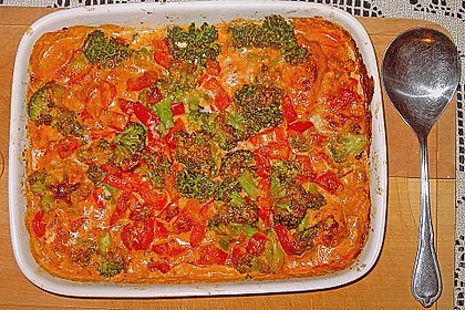 Gratiniertes Knoblauch - Sahne - Hähnchen 1