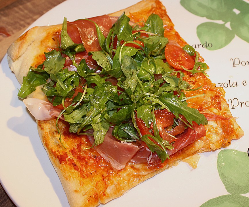 Rucola - Pizza mit Parmaschinken von StMenken64 | Chefkoch.de