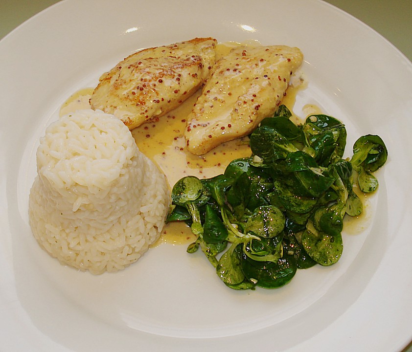 Hähnchenbrust in Honig - Senf Soße von Bonsairose | Chefkoch.de