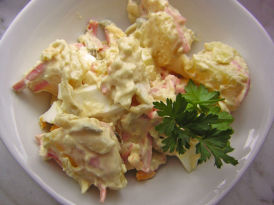 Kartoffelsalat nach Mutters Art mit Fleischsalat von the_punk | Chefkoch.de