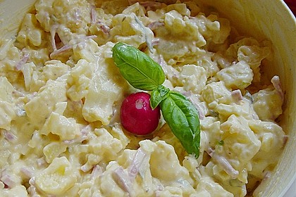 Kartoffelsalat nach Mutters Art mit Fleischsalat 8