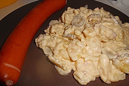 Kartoffelsalat nach Mutters Art mit Fleischsalat 7