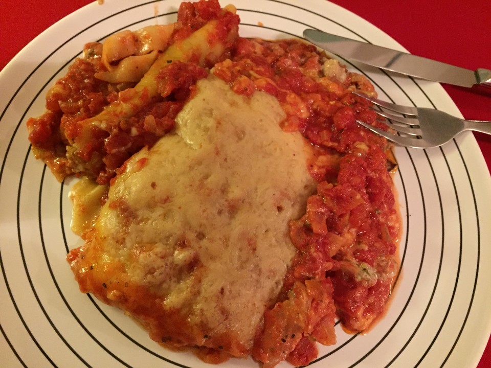 Überbackene Cannelloni von Nicki0206 | Chefkoch.de