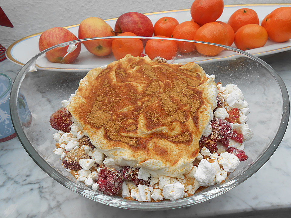 Schneegestöber mit Himbeeren von keks78 | Chefkoch.de